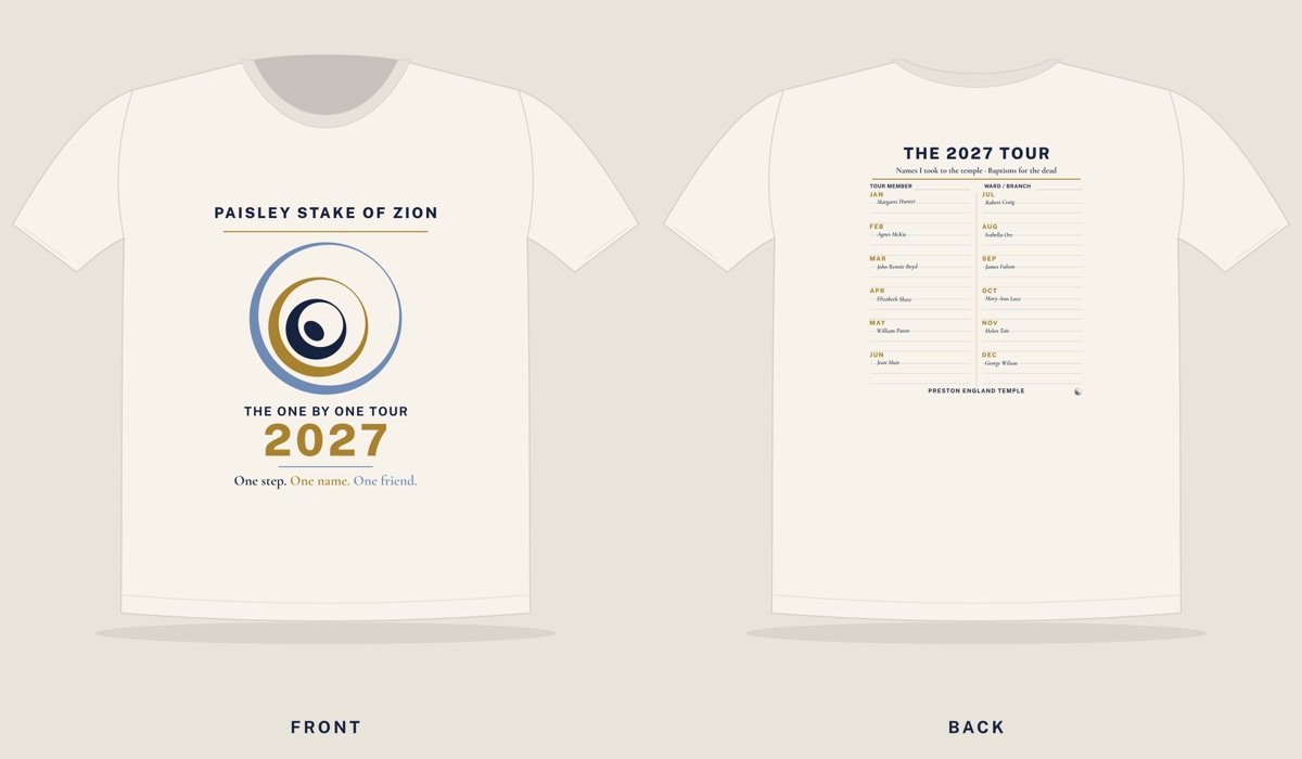 T-shirt concept A · The 2027 Tour